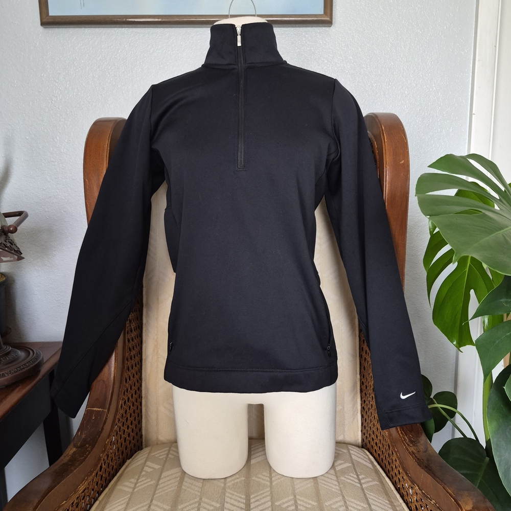 Nike Black Quarter-Zip Top